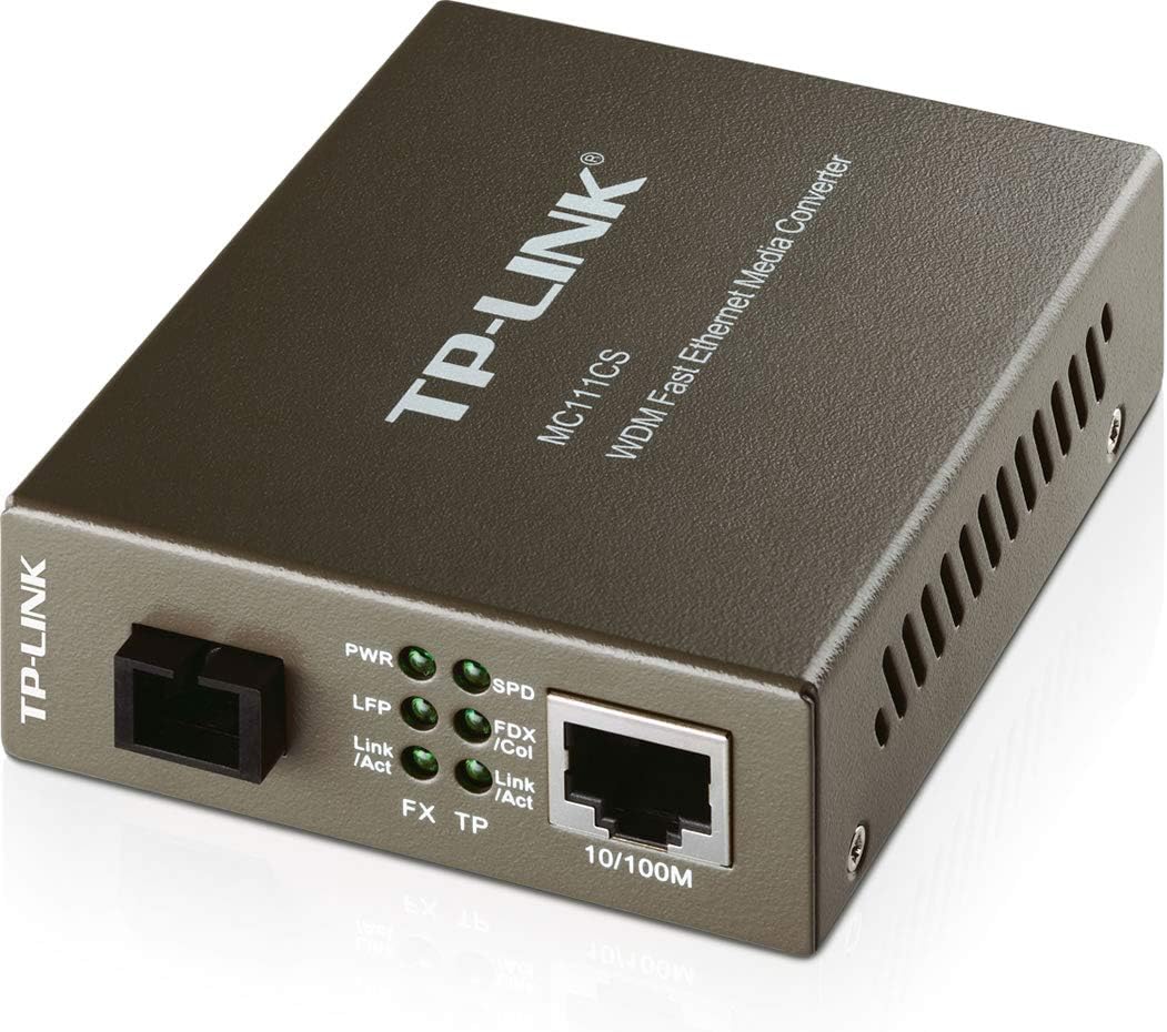 TP-Link 10/100Mbps WDM Media Converter (MC111CS)