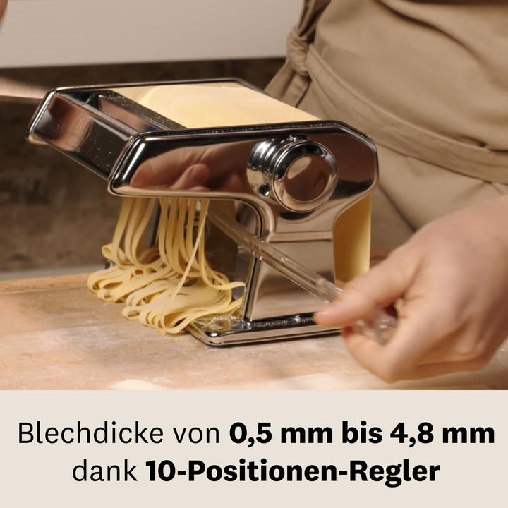 Marcato Ampia 180 Manuelle Nudelmaschine 180mm, Stahl, Grau