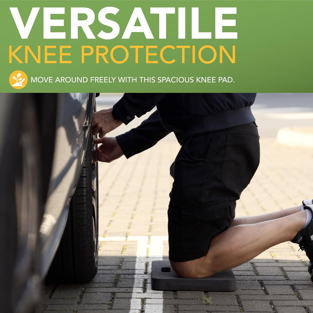 BLOSTM Extra Dicker Garten Kniekissen - Grosser Schwarzer Schaumstoff-Kniebrett, Wasserabweisender K