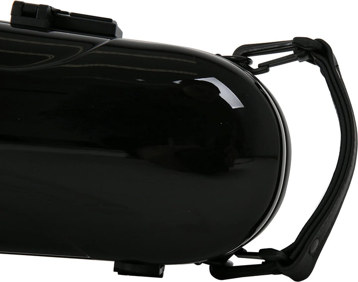 GEWA Violinformetui AIR 1.7f, Made in Germany mit zusätzlichem Seitengriff schwarz hochglanz, mit zu