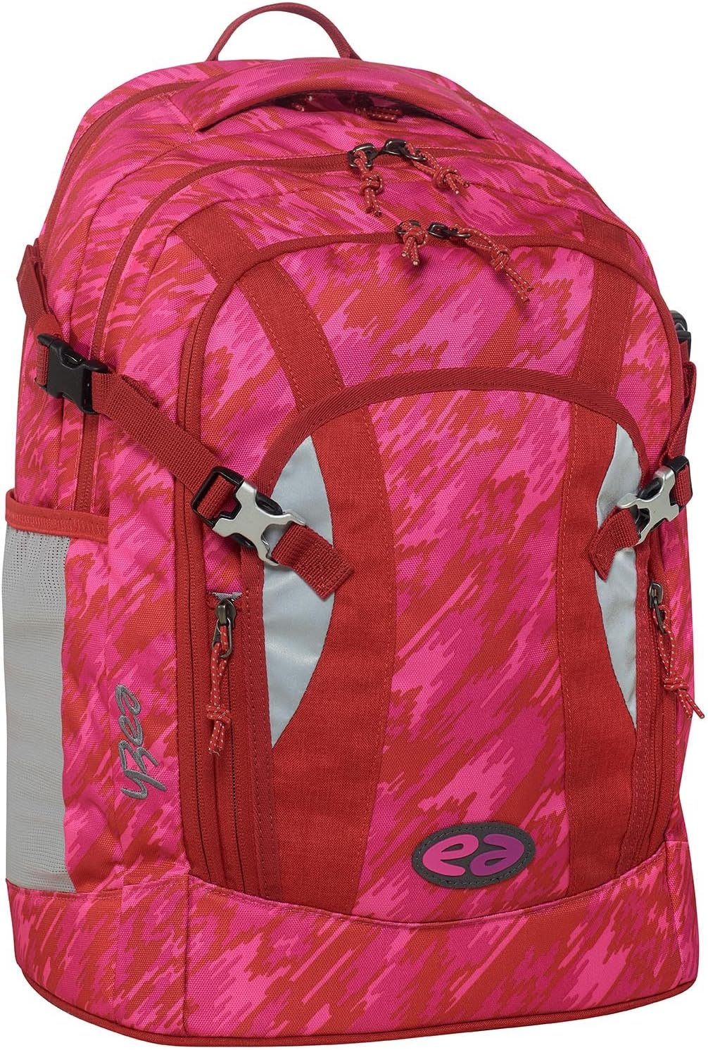 YZEA Schulrucksack PRO Spicy Rot Pink + Adressanhänger Bowatex