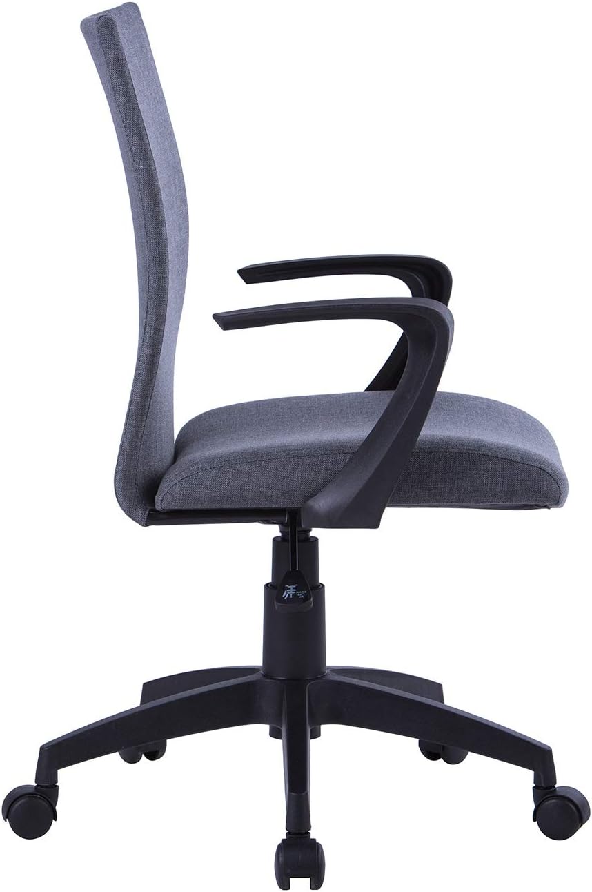 SixBros. Bürostuhl Grau - W-157A/8176, Grau