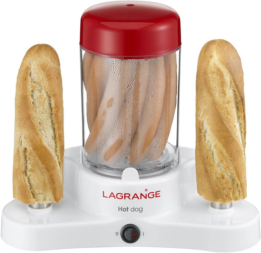 Lagrange 169003 Hot-Dog-Gerät, weiss/rot