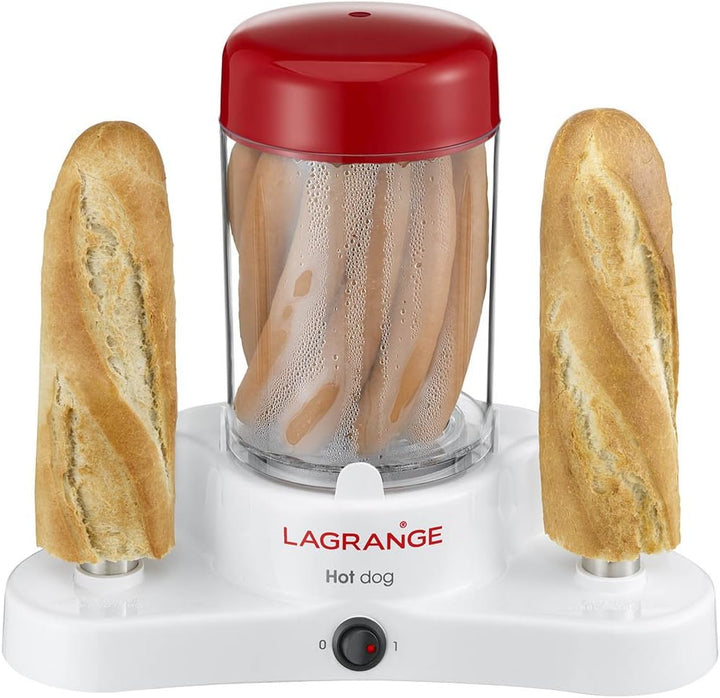 Lagrange 169003 Hot-Dog-Gerät, weiss/rot
