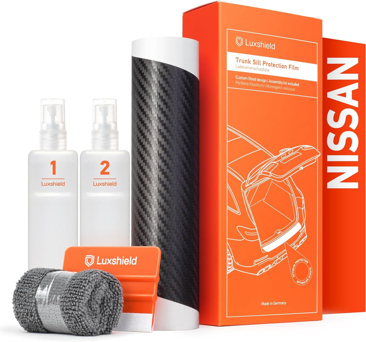 Luxshield Ladekantenschutz Folie für Nissan Qashqai 2 (II) J11 Facelift I 2017-2021 - Stossstangensc