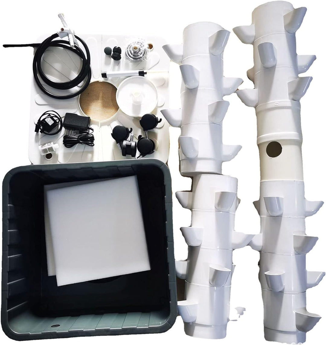 Aquaponik-Wachssystem,Hydroponik-Turm,Indoor Kräutergarten Kit, Hydroponische Anzuchtsystem,Indoor G