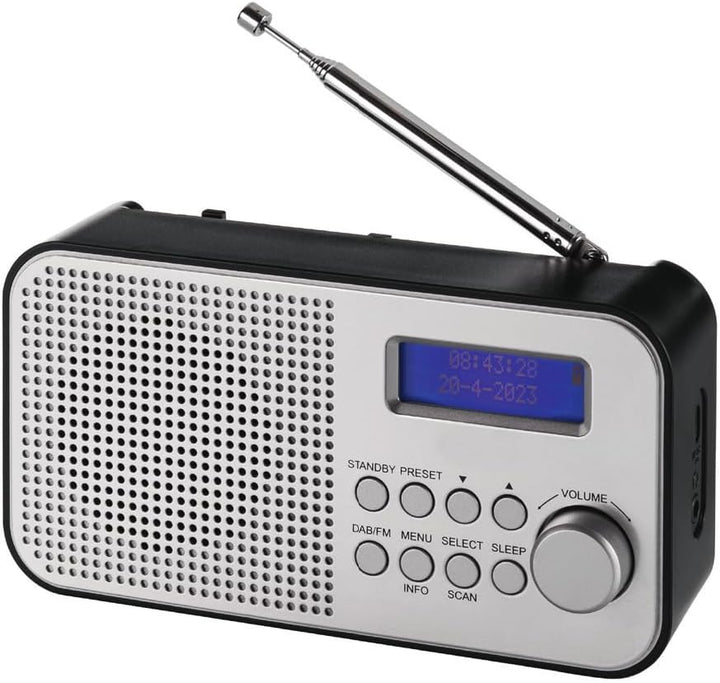 NEWTRO TRAGBARES DAB-Radio MIT INTEGRIERTEM AKKU (DAB/FM-Radio, Lautsprecher, KOPFHÖRERANSCHLUSS, TA