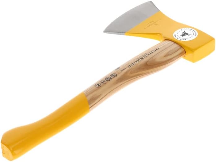 Ochsenkopf Forstbeil, Polierte Schneide, Robustes Eschenholz, 41 cm, 1,3 kg 1000 g Forstbeil, 1000 g