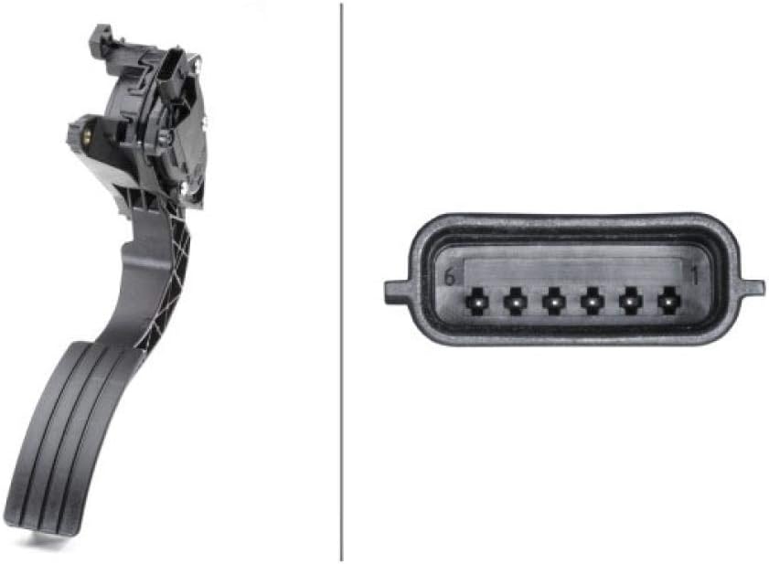 HELLA 6PV 009 978-731 Sensor, Fahrpedalstellung - für Linkslenker - Automatikgetriebe