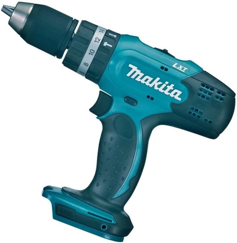 Makita Lithium-Ionen-Combi Drill, nur Gehäuse, DHP453Z, 1 W, 18 V, Blau, Silber, 7.9 x 23.2 x 22.7 c