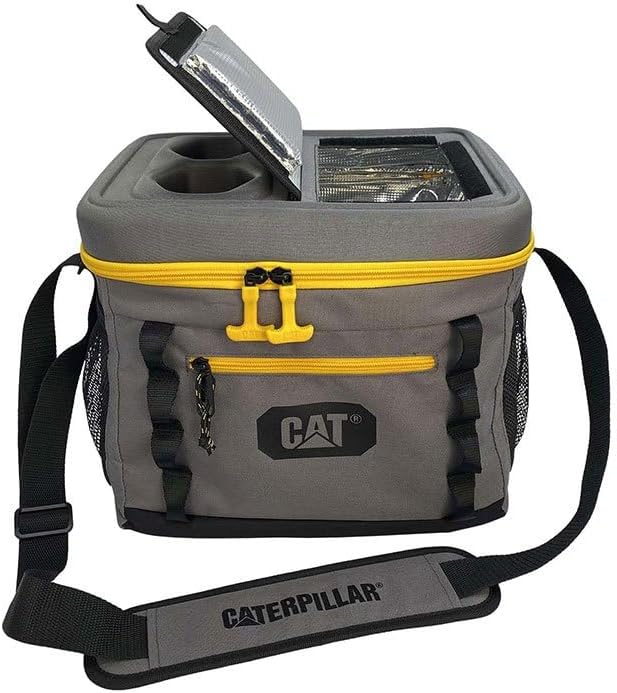 Cat Caterpillar Kühltasche, 22,5 l, tragbar, für Baustellen, Camping, Strand