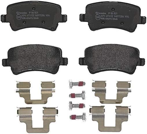 Brembo P 86 021 Bremsbelagsatz, Scheibenbremse - (4-teilig)