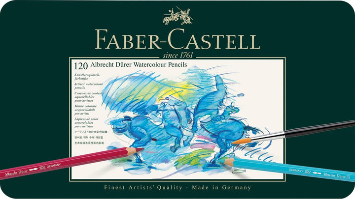 FABER-CASTELL 117511 - Aquarellstift Albrecht Dürer, 120er Metalletui 120er Metalletui - Single, 120