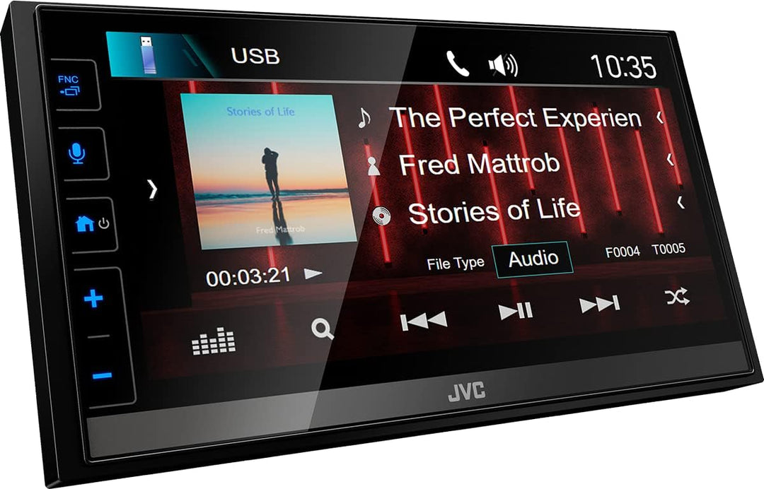JVC KW-M785DBW - 17,3 cm (6,8") Digital Media AV-Receiver mit Wireless CarPlay & Android Auto (4x50W