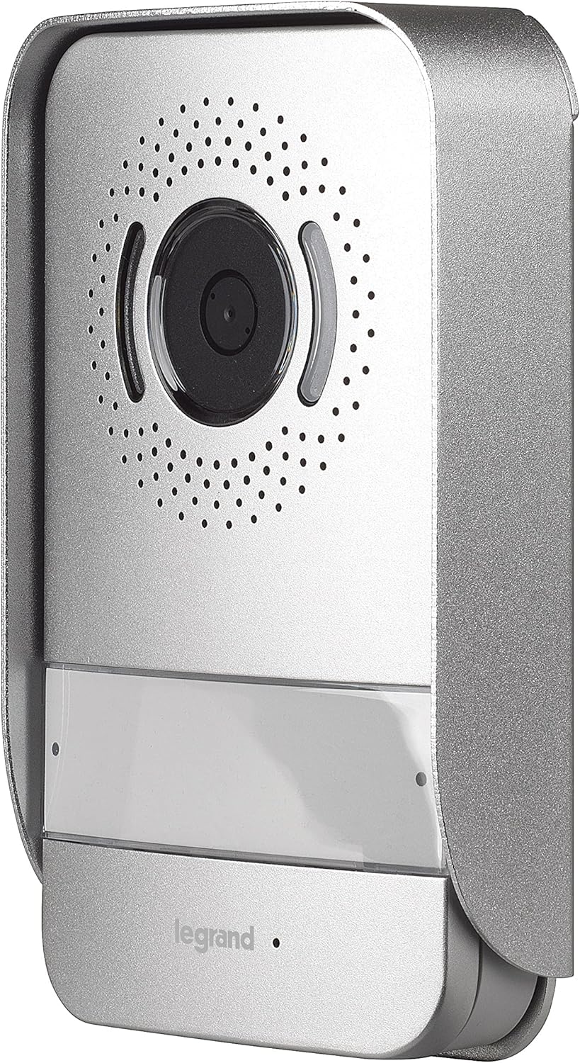 Legrand, Video-Türsprechanlage mit 2-Draht-Anschluss, 7 Zoll Hochglanz-Farbmonitor und Weitwinkelkam