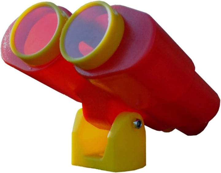 Loggyland Grosses Fernglas für Spielturm, Schwenk- und drehbar - rot