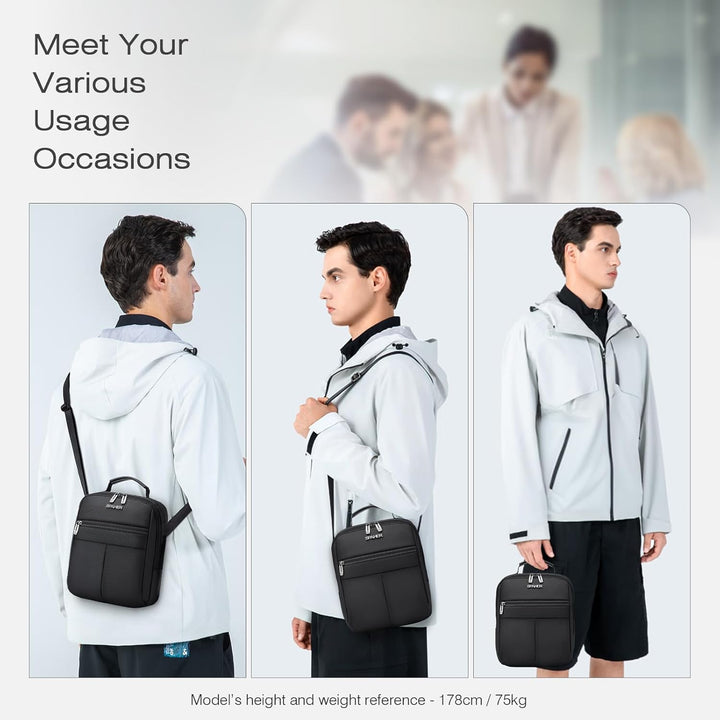 SPAHER Herren Handtaschen Zum Umhängen Umhangetasche Mann Schultertasche Männer Herrentasche Zum Umh