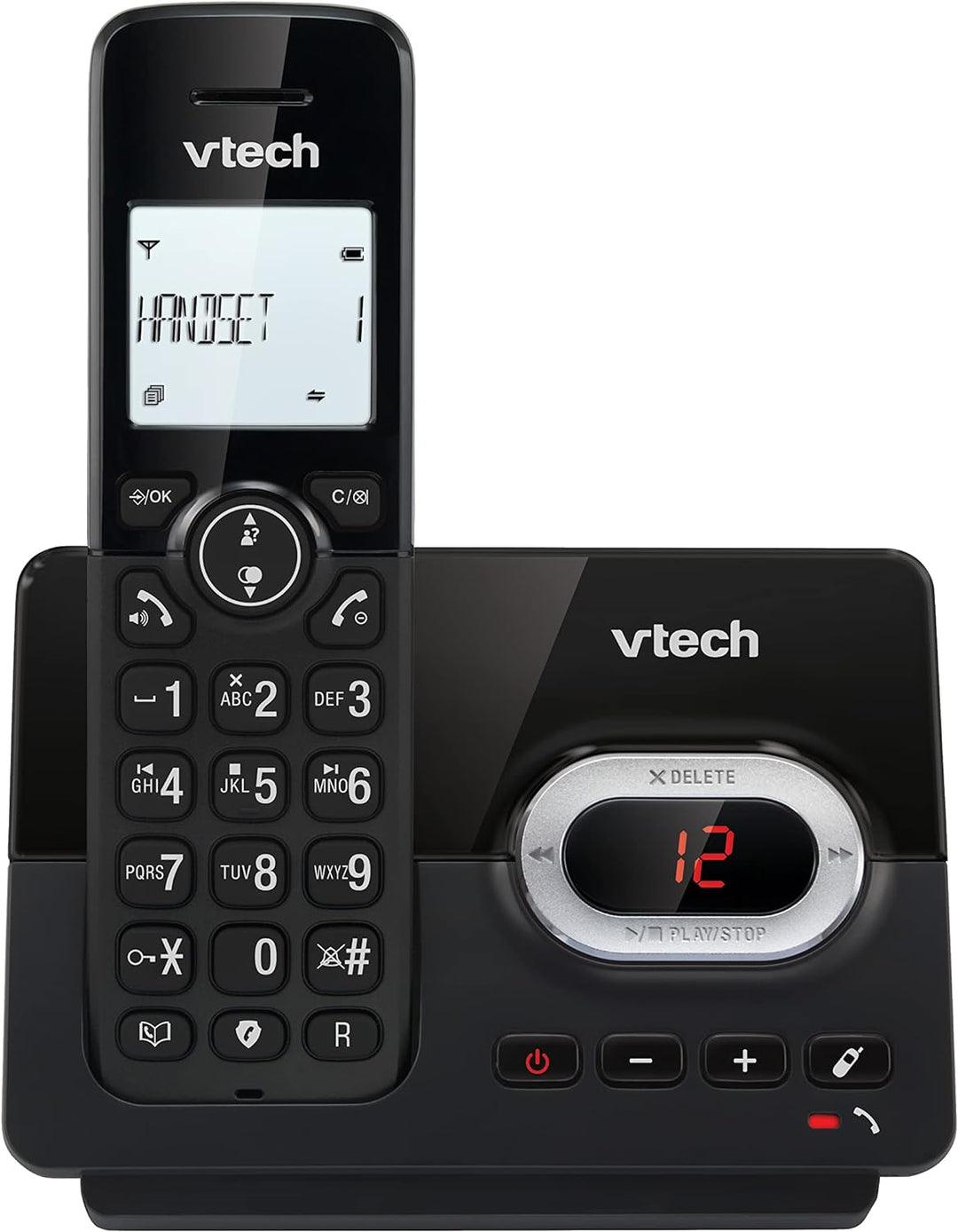 VTech CS2050 Schnurloses Telefon mit Anrufbeantworter, ECO+ Modus,Senioren Telefon Festnetz Schnurlo