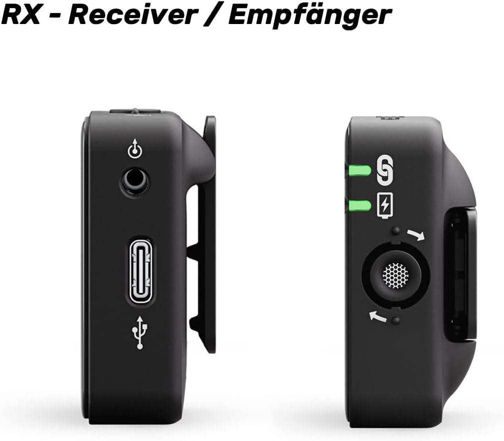 Rode Wireless ME digitales Drahtlos-Mikrofonsystem 1x Sendemodul, 1x Empfangsmodul + keepdrum Mikrof