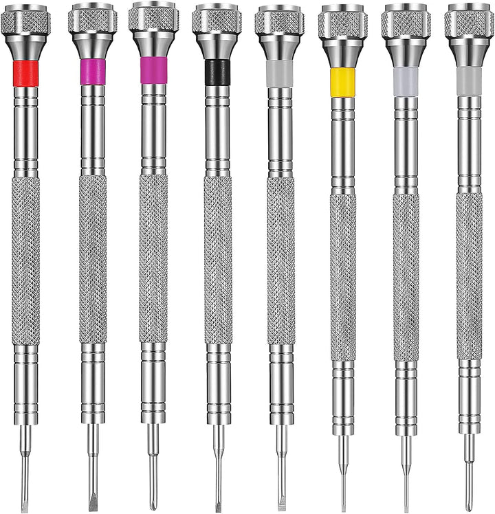 8 Stück Präzisions Schraubendreher, Juwelier Schraubendreher Set, Uhren Reparatur Schraubendreher Se
