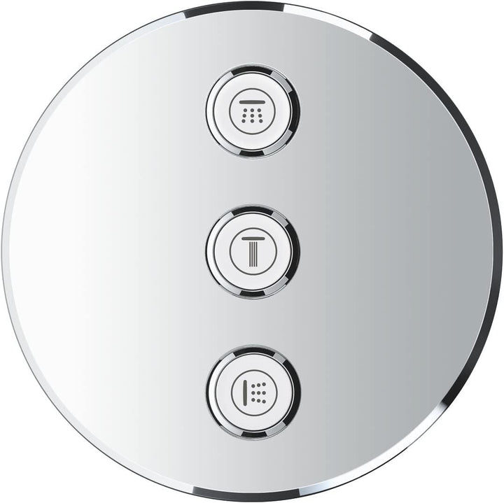 GROHE Grohtherm SmartControl | Brause- & Duschsystem - Thermostaterweiterung mit 3-fach Unterputzven