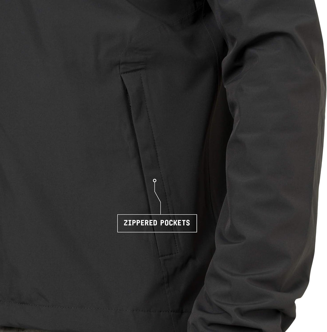 AGU Regenjacke Damen & Herren Go Essential, Fahrradjacke Wasserdicht & Winddicht, Atmungsaktiv, Refl