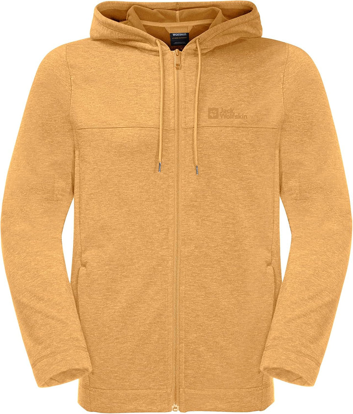 Jack Wolfskin Herren Waldsee Hooded JKT M Fleecejacke M honey yellow, M honey yellow