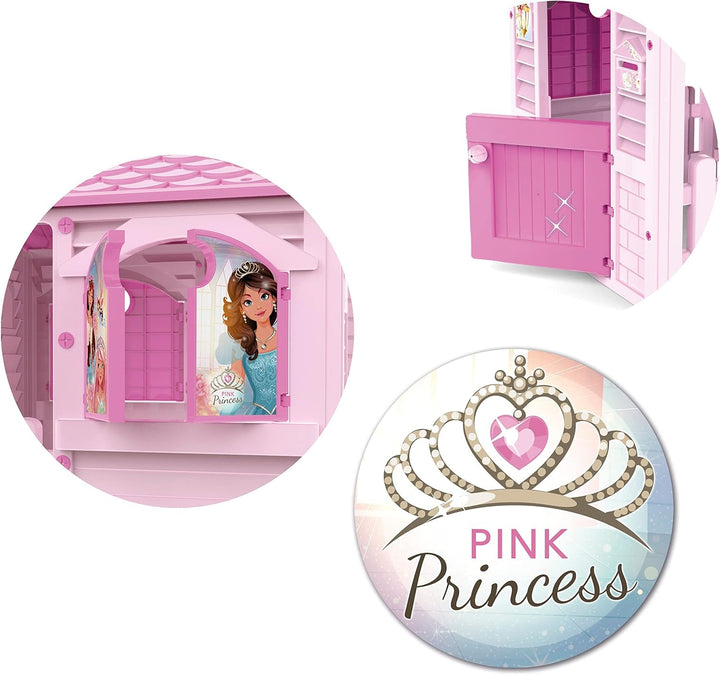 Chicos - Pink Princess Spielhaus Kinder Outdoor | Robuster und langlebiger | Gartenhaus Kinder für J