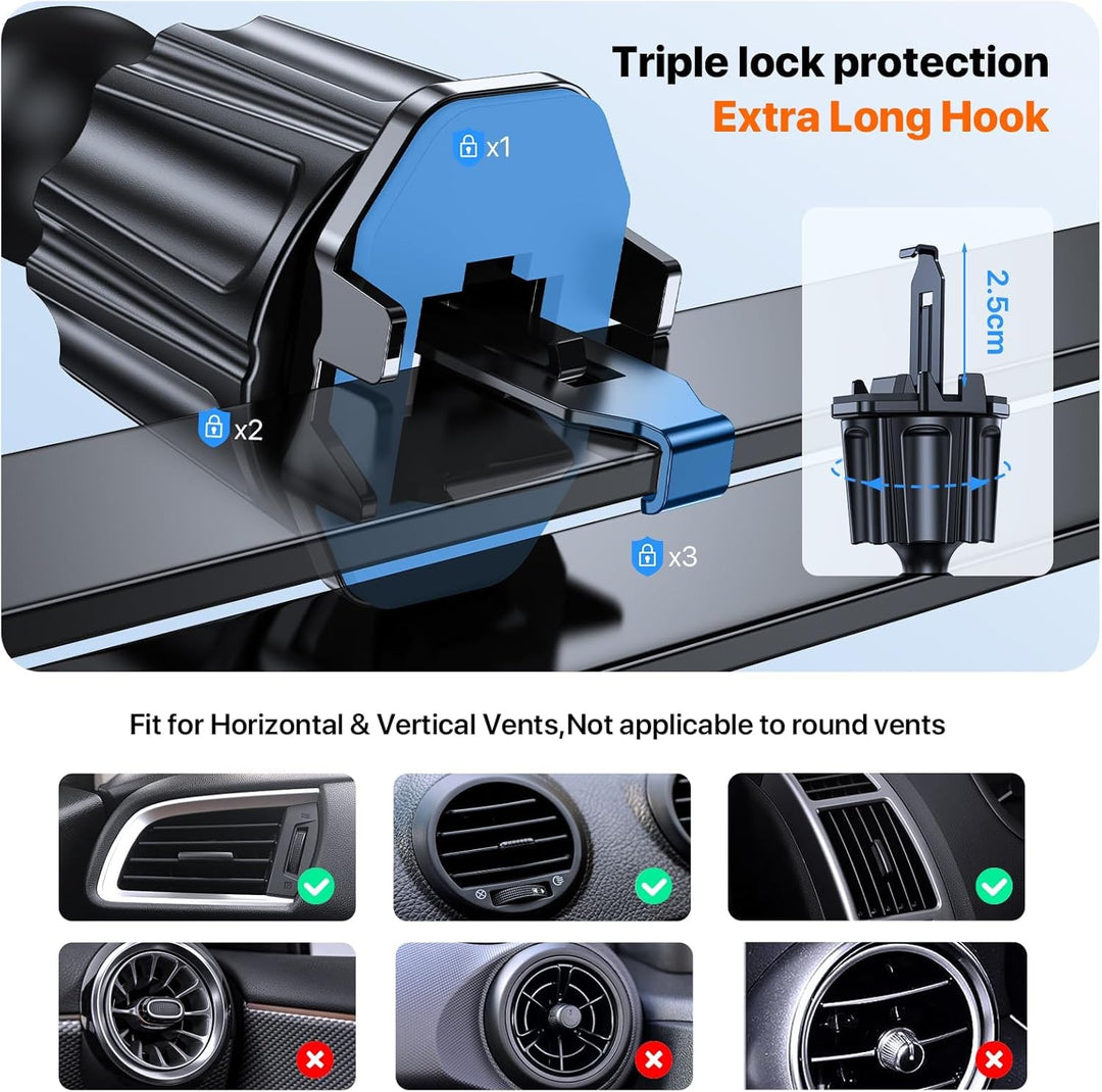 Miracase Handyhalterung Auto Handyhalter fürs Auto Lüftung Universale KFZ Smartphone Halter für iPho