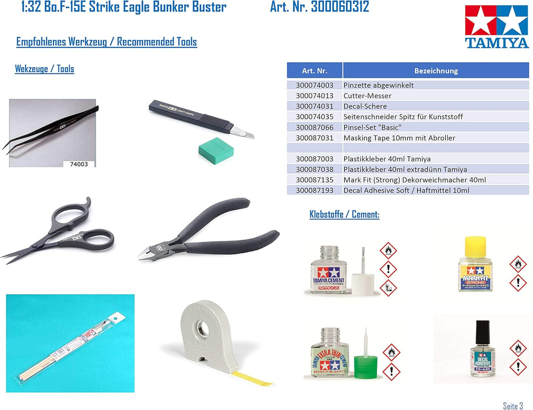 Tamiya 300060312 TAM60312-OS Hobby Modell Flugzeug Bausätze, Grau