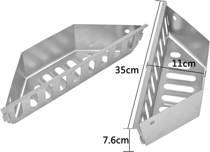 onlyfire Holzkohlekörbe Char-Basket, kohlekörbe für direkte und indirekte Hitze, kohleschale von Dur