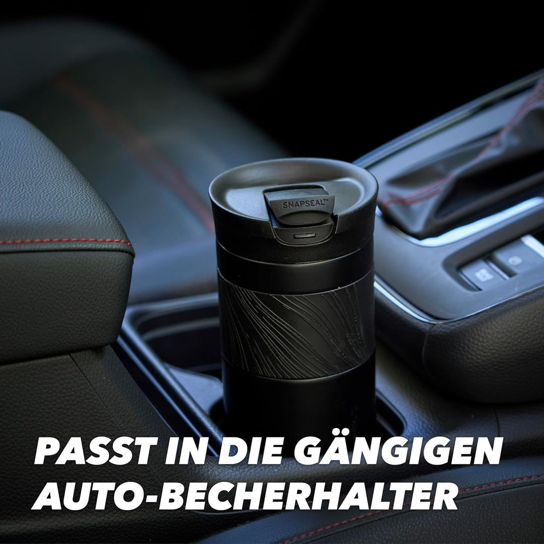 Contigo Byron 2.0 Thermobecher, Edelstahl Isolierbecher mit Snapseal Verschluss, Kaffeebecher to go,