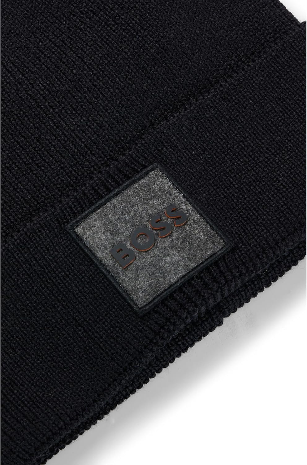 BOSS Herren Mütze Strickmütze Foxxy Einheitsgrösse -001 black, Einheitsgrösse -001 black