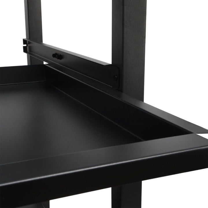 BBQ-Toro Grillwagen 80 x 65,5 x 86,5 cm | Schwarz | Grilltisch mit grosser Arbeitsfläche | Grill Bei