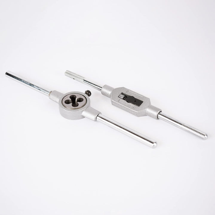 GSR Profi Gewindeschneidsatz, 14-teilig, Gewindebohrer Set M3-M12 WS, Handgewindebohrer, Gewindeschn