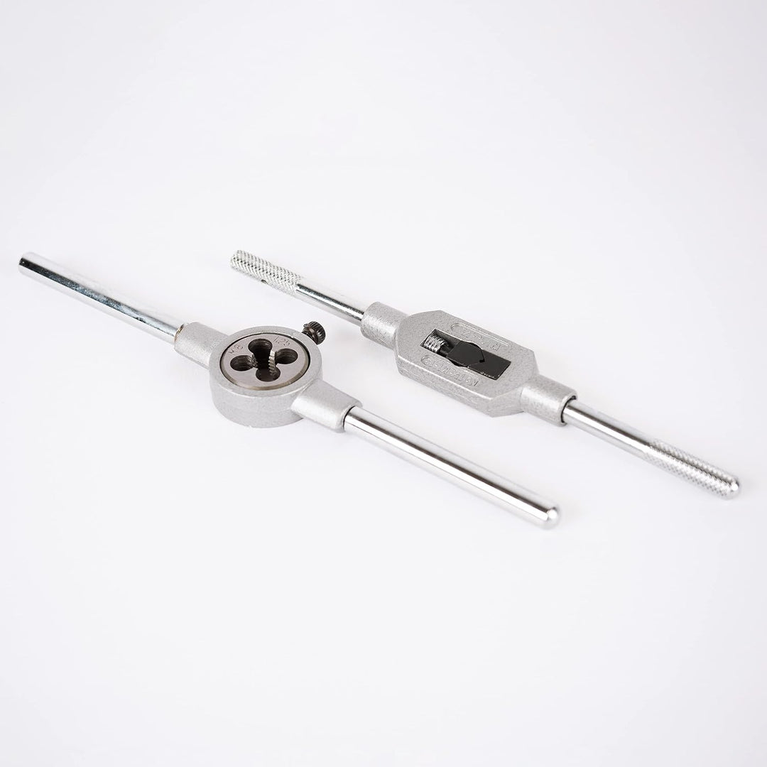 GSR Profi Gewindeschneidsatz, 14-teilig, Gewindebohrer Set M3-M12 WS, Handgewindebohrer, Gewindeschn