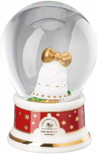 Schneekugel 2024-Süsser die Glocken nie klingen 7,9 cm