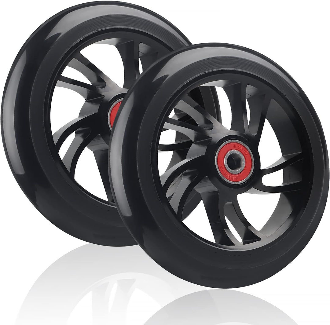 DBREAKS 2 Stück Stunt Scooter Rollen 120mm, Ersatzräder für Scooter 120mm Schwarz, Scooter Ersatzräd