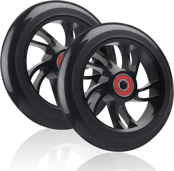 DBREAKS 2 Stück Stunt Scooter Rollen 120mm, Ersatzräder für Scooter 120mm Schwarz, Scooter Ersatzräd