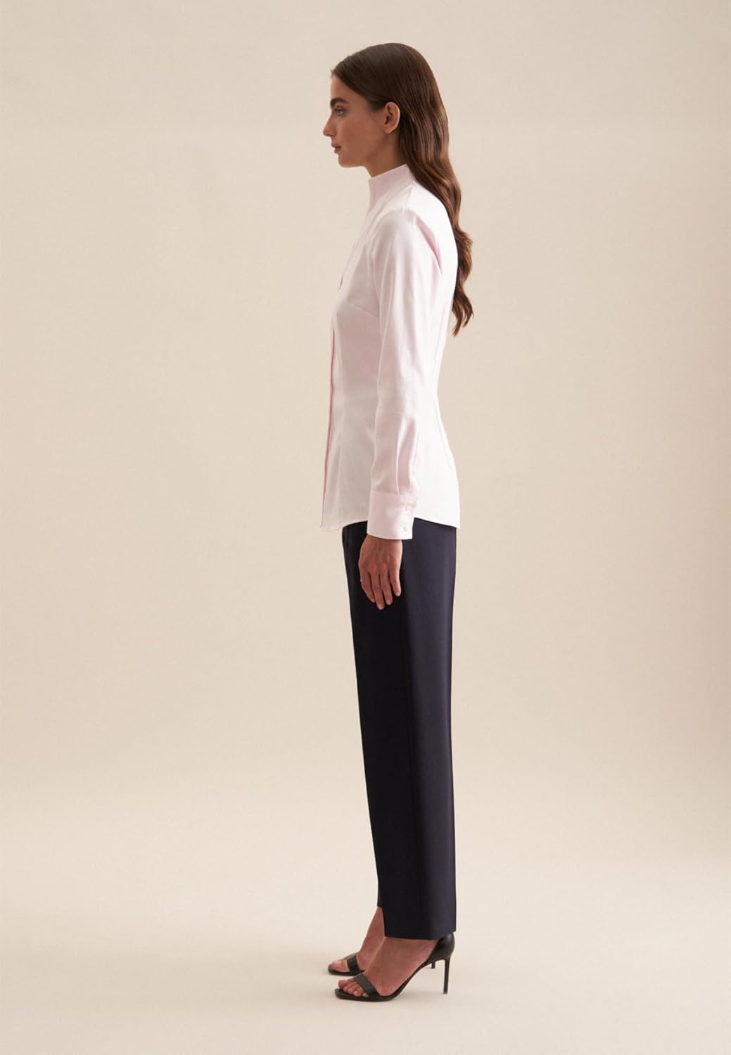 Seidensticker Damen Bluse - City Bluse - Bügelleicht - Kelchkragenbluse - Slim Fit - Langarm - 100%