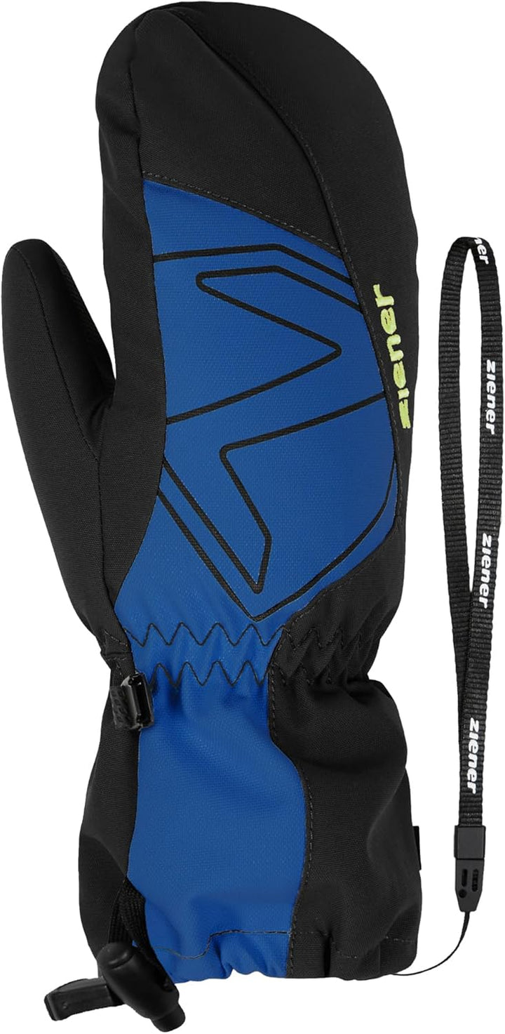 Ziener Kinder Lavalino Ski-Fäustling/Wintersport | wasserdicht, extra warm, Wolle 6 cobalt blue, 6 c