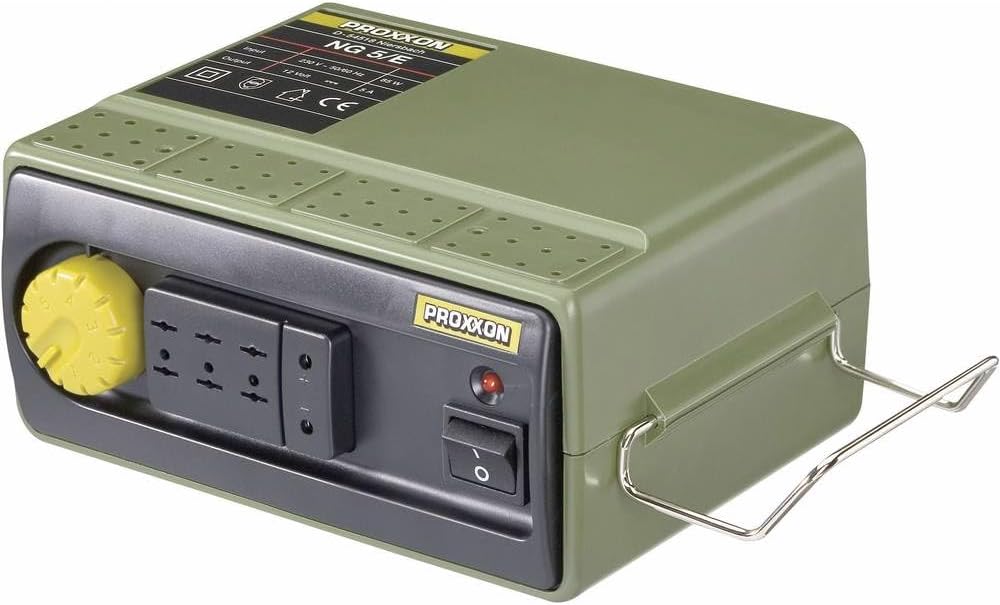 Proxxon 28704 MICROMOT Netzgerät NG 5/E mit 3 Anschlussbuchsen 12 Volt 5 Ampere