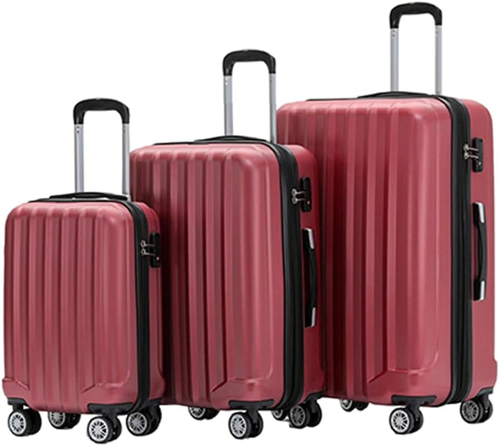 BEIBYE TSA-Schloss 2080 Hangepäck Zwillingsrollen neu Reisekoffer Koffer Trolley Hartschale Set-XL-L