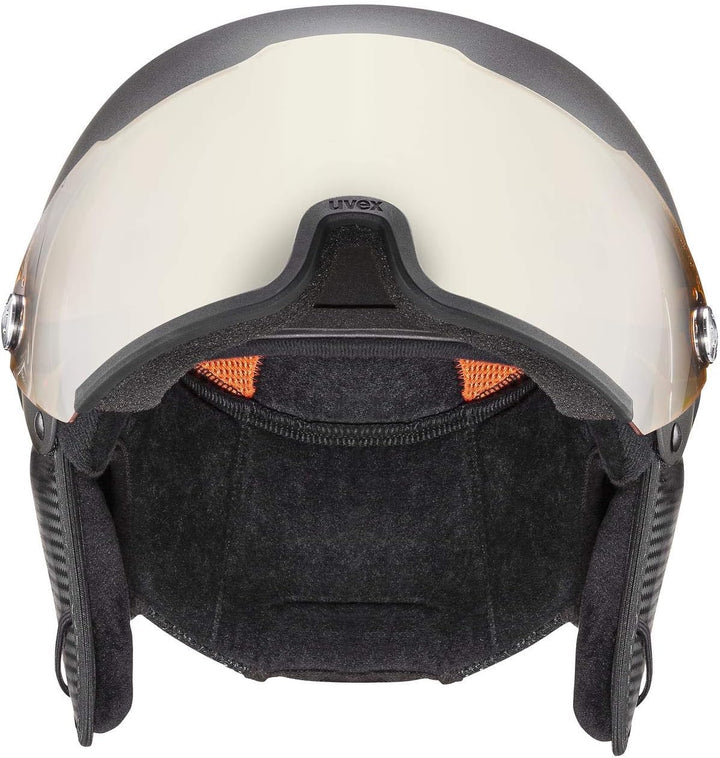 uvex hlmt 500 visor - Skihelm für Damen und Herren - mit Visier - individuelle Grössenanpassung - da