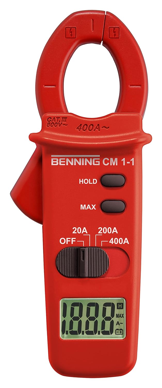 Benning CM 1-1 Digital-Multimeter und Klammer-Amperemeter,