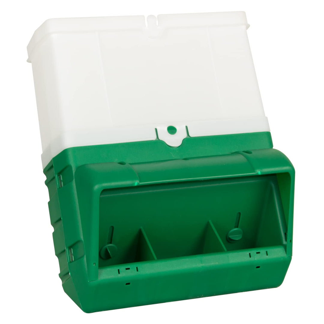 Horizont Futterautomat für Hühner 10kg, Futtertrog bis auf 20kg erweiterbar, automatischer Futterspe