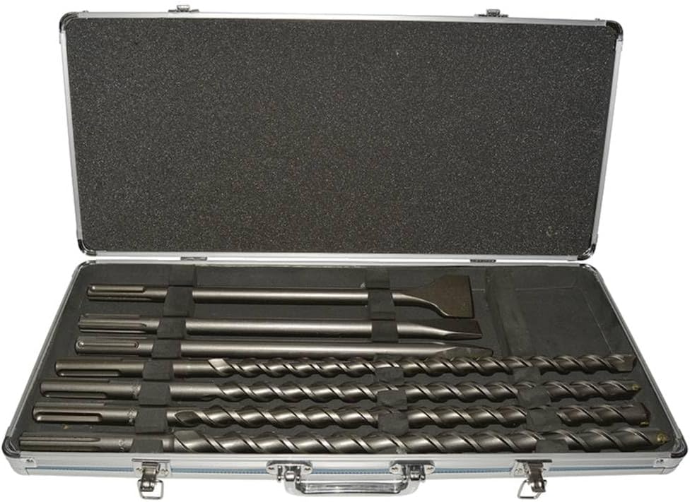 Makita SDS-Max Bohrer mit Meisselset 7-teilig, D-42494, Blau