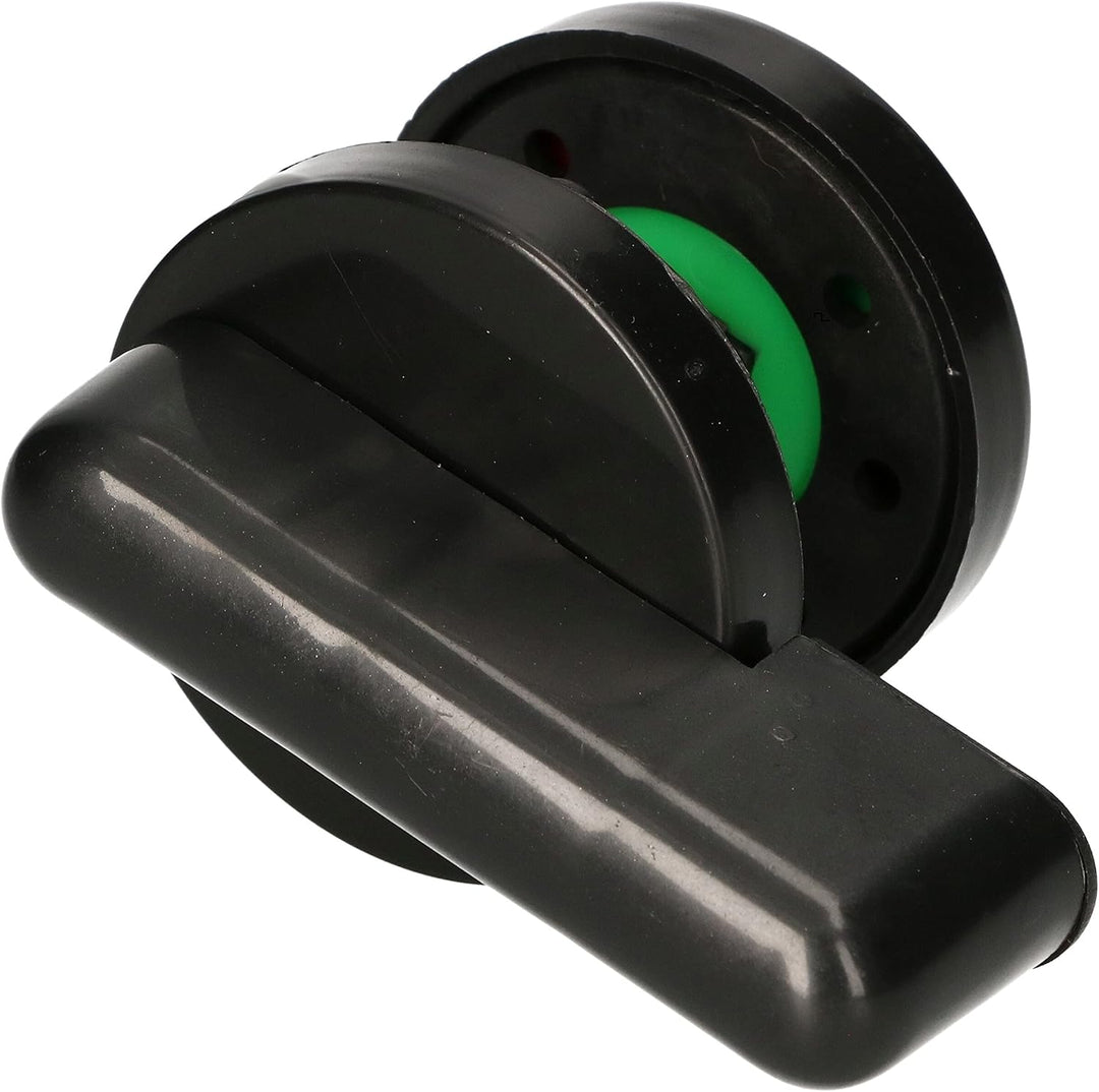 KOTARBAU® BESCHLÄGE FÜR WC-KABINEN/UMKLEIDEKABINEN SCHWARZ LINKS, Links