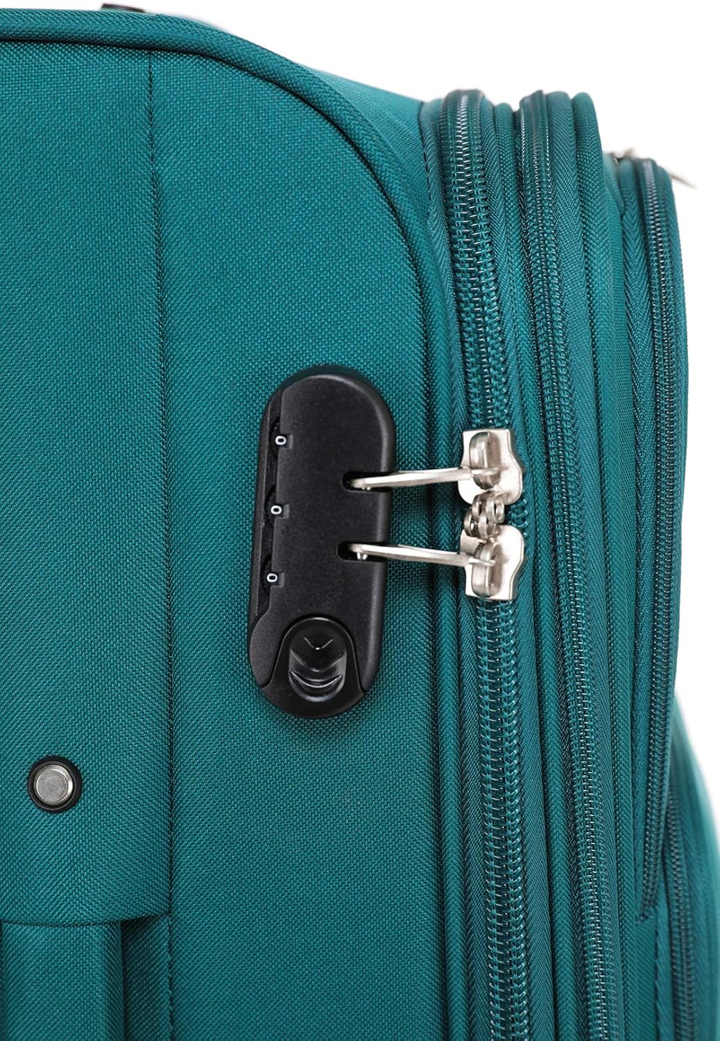 BEIBYE Kofferset Trolley Gepäckset Stoff Dehnungsfuge Koffer Reisekoffer (Türkis)