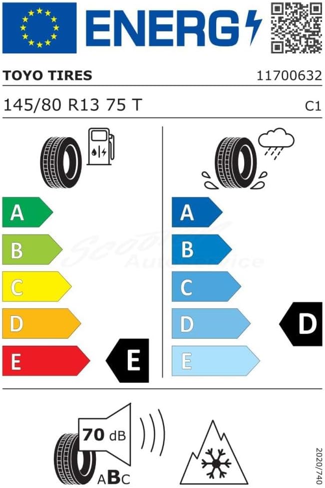 Toyo Vario V2+ M+S - 145/80R13 75T - Ganzjahresreifen